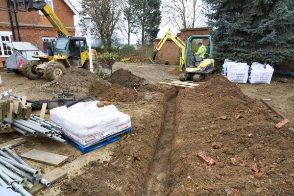 Drainage Ditch Digging in Blaine