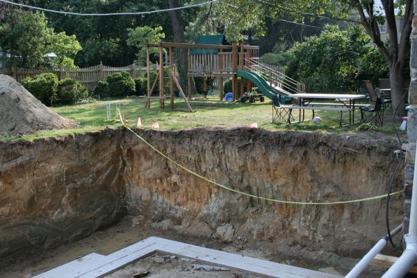 Footer Digging in Blaine