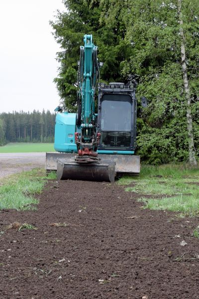 Backhoe Grading in Blaine