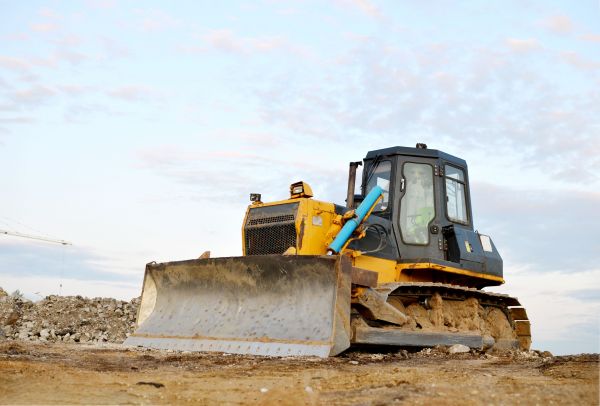 Bulldozer Land Excavation in Blaine