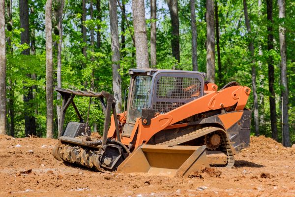 Bulldozer Land Leveling in Blaine