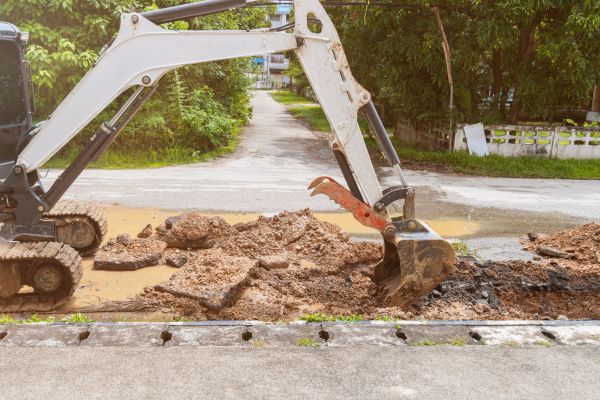 Cost of Water Line Excavation in Blaine