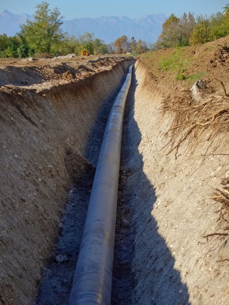Gas Pipe Trenching in Blaine