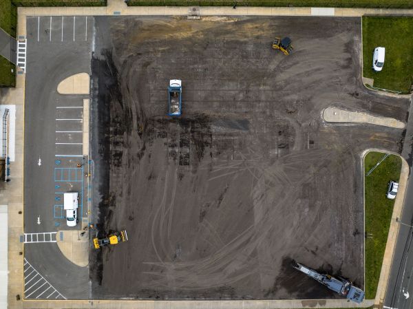Parking Lot Excavation in Blaine