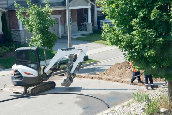 Electrical Line Trenching in Blaine