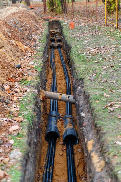 Electrical Line Excavation in Blaine